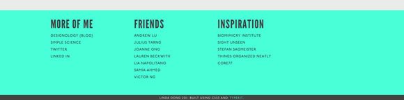 Inspiring Footers